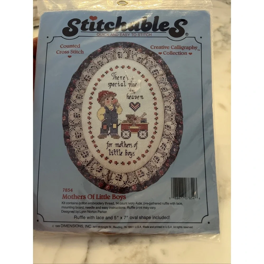 Stitchables Mothers Of Little Boys Cross Stitch Kit 5